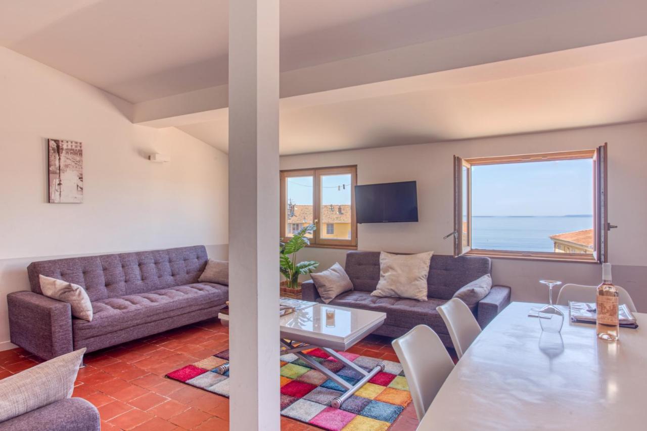 Le Gilly 6 - F3 Exceptionnel, Vue Mer, Moderne, Climatisation, Vieux-Nice Exteriör bild