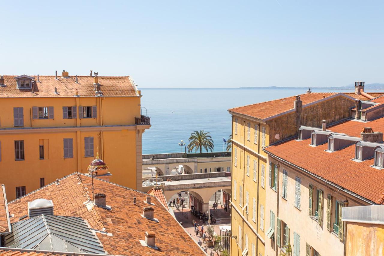 Le Gilly 6 - F3 Exceptionnel, Vue Mer, Moderne, Climatisation, Vieux-Nice Exteriör bild